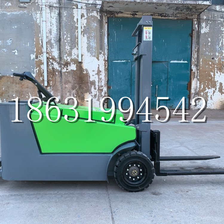 柘城县小型电动叉车1吨2吨步行站驾式电瓶堆高充电装卸车液压升降车铲车